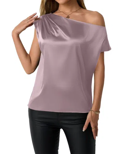 Adele Berto Top In Purple