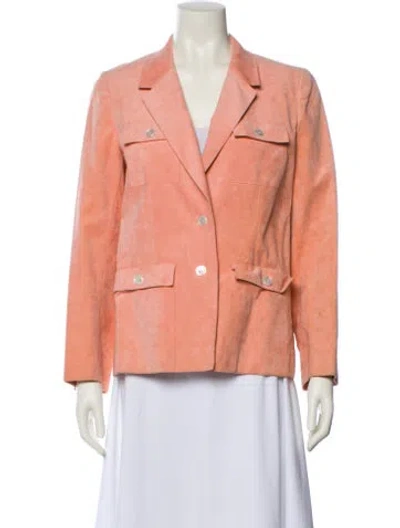 Pre-owned Adele Simpson Blazer In Pink