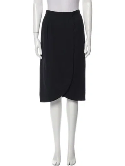 Pre-owned Adele Simpson Wool Knee-length Skirt In Blue