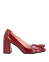 Adelia Woman Pumps Brick Size 8 Leather