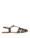Adelia Woman Sandals Black Size 7 Leather In Black