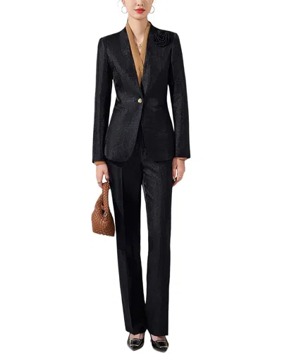 Adelin 2pc Blazer & Pant Set In Black
