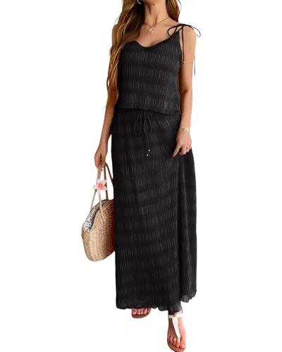 Adelin May 2pc Top & Skirt Set In Black