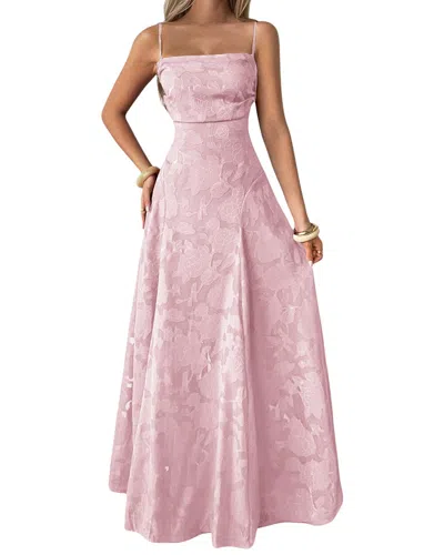 Adelin May Maxi Dress In Pink