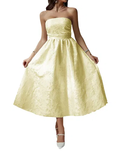 Adelin May Midi Dress In Green