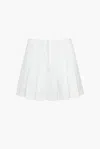 Adelyn Rae Augusta Tennis Skort In White In White