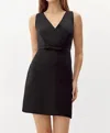 Adelyn Rae Barbara Dutch Mini Dress In Black In Black