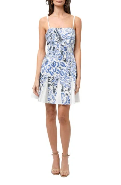 Adelyn Rae Bruan Fit & Flare Minidress