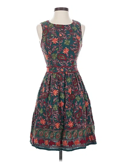 Pre-owned Adelyn Rae Casual Dress In Blue