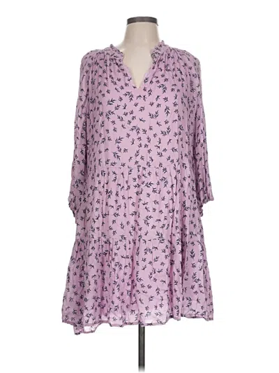 Pre-owned Adelyn Rae Casual Dress In Purple