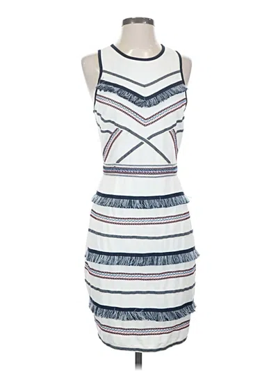 Pre-owned Adelyn Rae Casual Dress In White