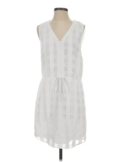 Pre-owned Adelyn Rae Casual Dress In White