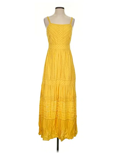 Pre-owned Adelyn Rae Casual Dress In Yellow