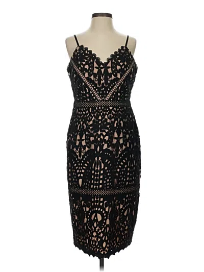 Pre-owned Adelyn Rae Cocktail Dress In Black