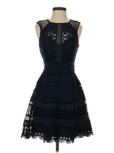 Pre-owned Adelyn Rae Cocktail Dress In Black