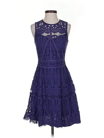 Pre-owned Adelyn Rae Cocktail Dress In Blue