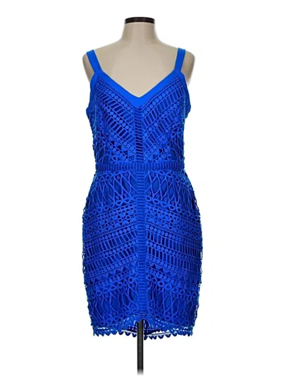 Pre-owned Adelyn Rae Cocktail Dress In Blue