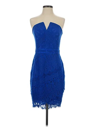 Pre-owned Adelyn Rae Cocktail Dress In Blue