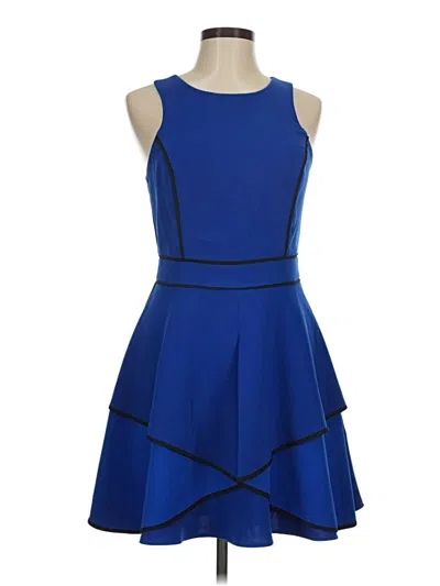 Pre-owned Adelyn Rae Cocktail Dress In Blue