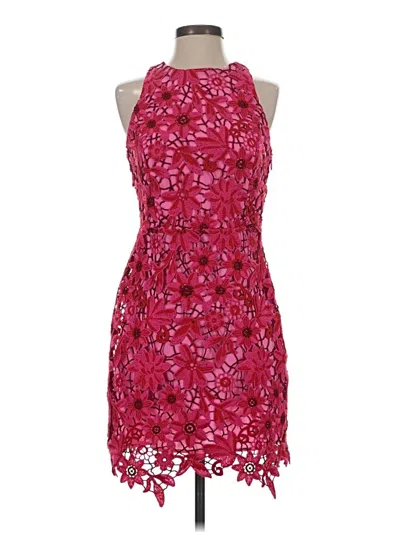 Pre-owned Adelyn Rae Cocktail Dress In Burgundy