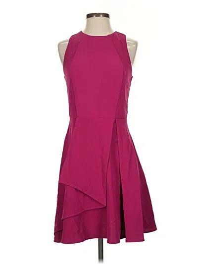 Pre-owned Adelyn Rae Cocktail Dress In Burgundy