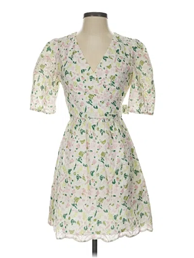 Pre-owned Adelyn Rae Cocktail Dress In Ivory