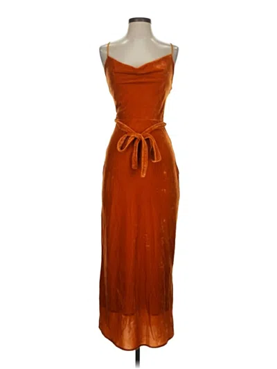 Pre-owned Adelyn Rae Cocktail Dress In Orange