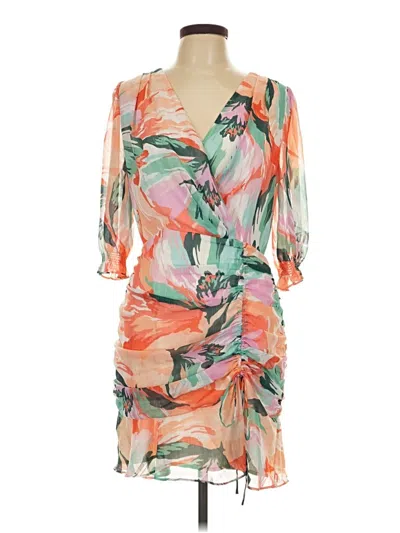 Pre-owned Adelyn Rae Cocktail Dress In Orange