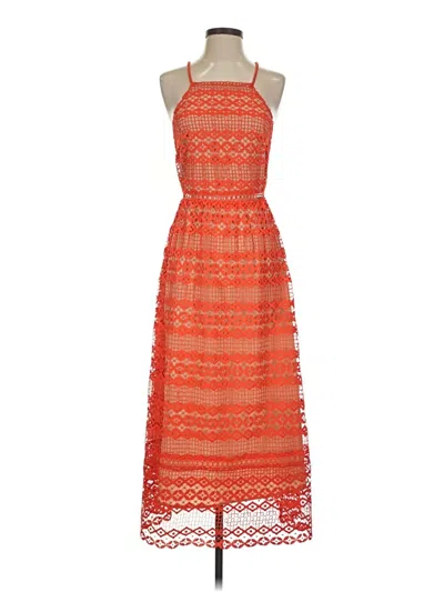 Pre-owned Adelyn Rae Cocktail Dress In Orange