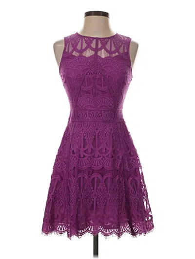 Pre-owned Adelyn Rae Cocktail Dress In Purple