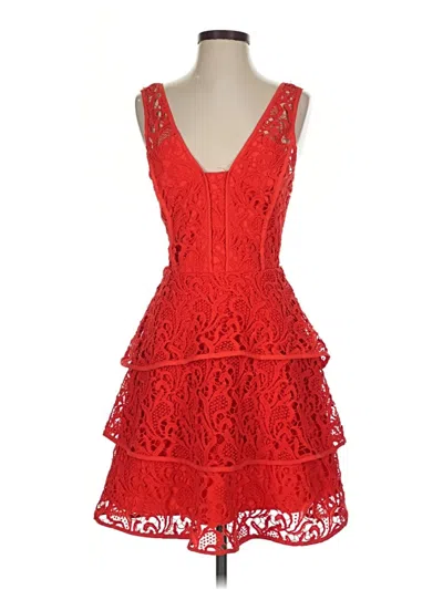 Pre-owned Adelyn Rae Cocktail Dress In Red