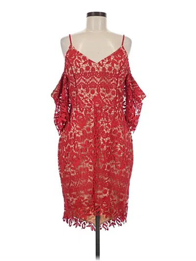 Pre-owned Adelyn Rae Cocktail Dress In Red