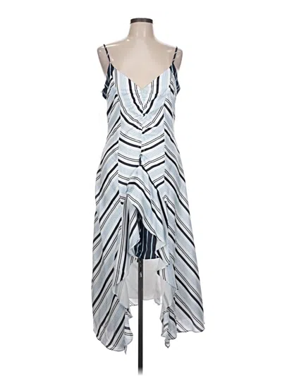 Pre-owned Adelyn Rae Cocktail Dress In Silver