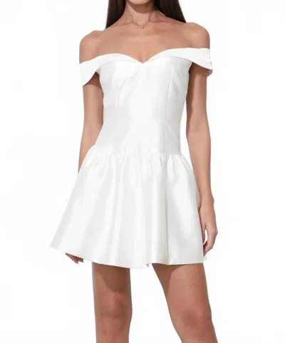 Adelyn Rae Darcy Dress In Ivory In Multi