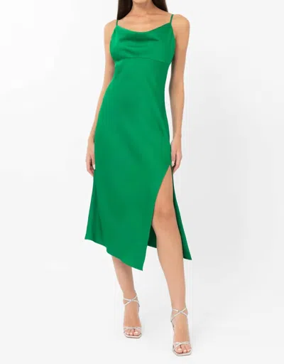 Adelyn Rae Faith Slip Dress In Amazon Green