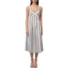 Adelyn Rae Inez Stripe Sleeveless Dress In Multi