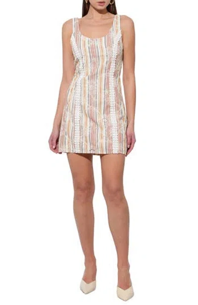 Adelyn Rae Jace Embroidered Minidress