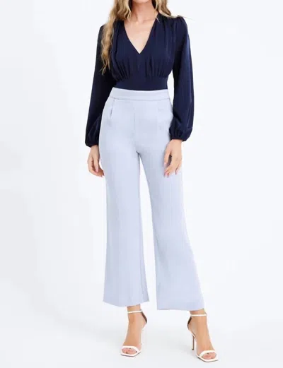 Adelyn Rae Joyci Wide Leg Trousers In Icy Blue