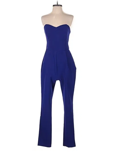 Pre-owned Adelyn Rae Jumpsuit In Blue