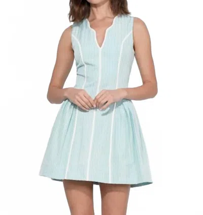 Adelyn Rae Kendra Mini Dress In Blue/green