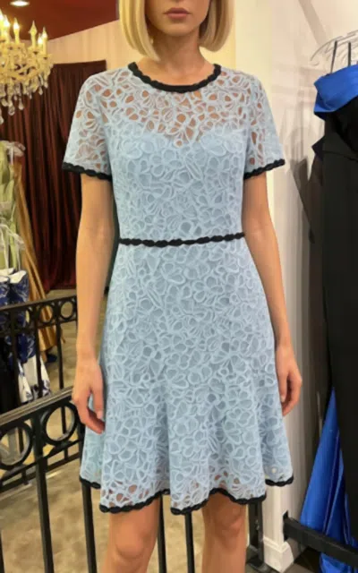 Adelyn Rae Lace Mini Dress In Blue