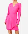 Adelyn Rae Margot Wrap Dress In Pink In Pink