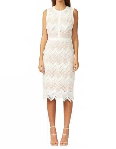 Adelyn Rae Melody Sheath Dress In White