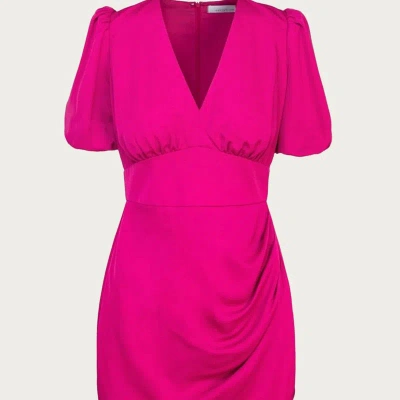 Adelyn Rae Nanda Mini Dress In Fuchsia In Pink