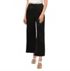 Adelyn Rae Lucia Pleat Front Wide Leg Trousers In Black In Black