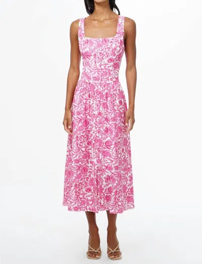 Adelyn Rae Rina Dress In Floral In Pink