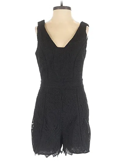 Pre-owned Adelyn Rae Romper In Black