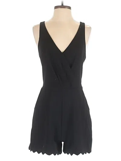 Pre-owned Adelyn Rae Romper In Black