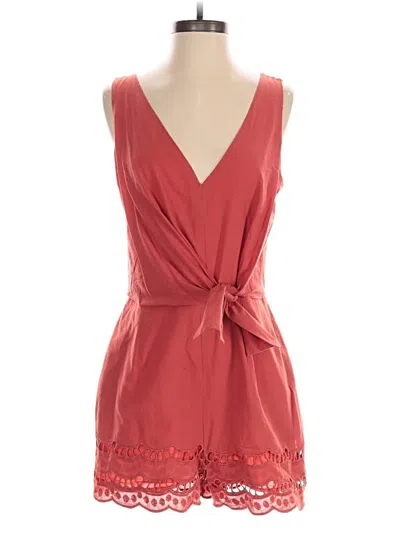 Pre-owned Adelyn Rae Romper In Red