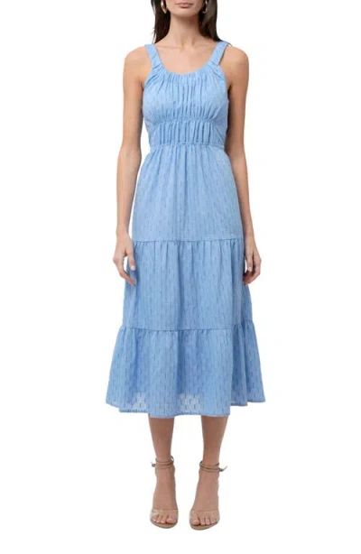 Adelyn Rae Rosali Textured Tiered Midi Dress